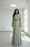 mint color caftan