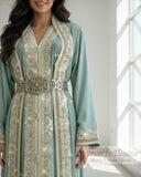 mint color caftan