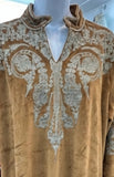 majlis gown golden-brown / bronze color.